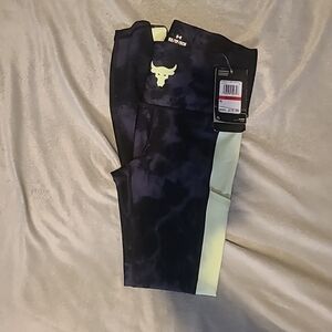 Under Armour Project Rock Heatgear Leggings Women's Sz XS (1373603-001)